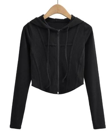 Women's Hooded Cardigan Top Jacket