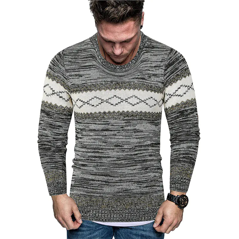 Men's Knitted Pullover Sweater