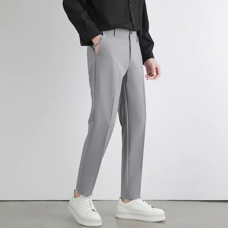 Men's Slim Fit Casual Suit Pants