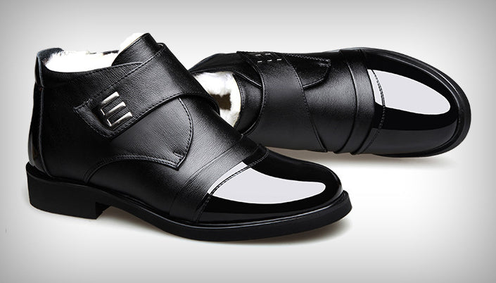 High-Top Cashmere Men's Shoes