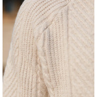 Cozy Cable Knit Long Sleeve Shirt For Men