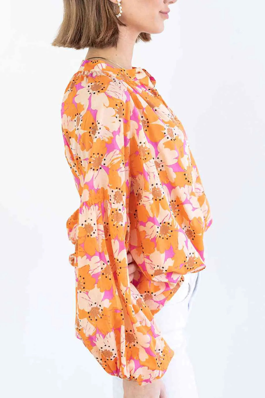 Women's Balloon Sleeve Top