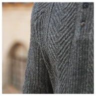 Cozy Cable Knit Long Sleeve Shirt For Men