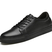 Men's Solid Leather Sneakers
