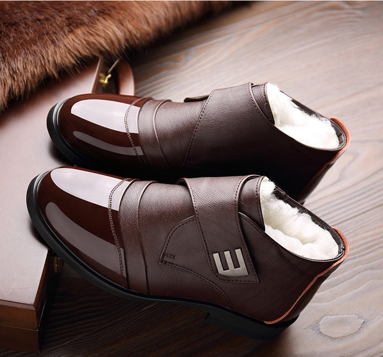 High-Top Cashmere Men's Shoes