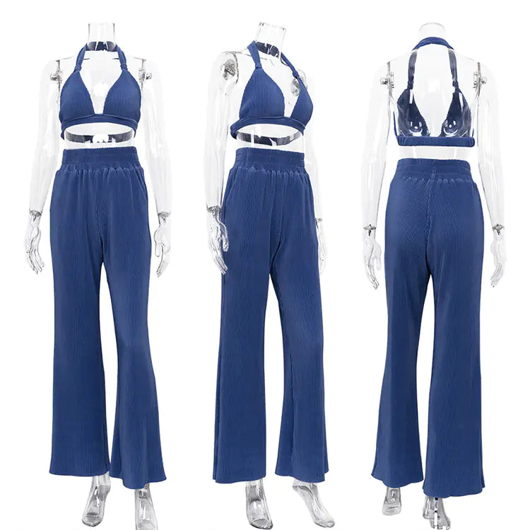 Loose Women's Pants Set (3 Pieces)