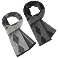 2 Pack Men's Scarf Cashmere Feel