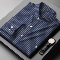 Striped Long Sleeve Shirt For Men