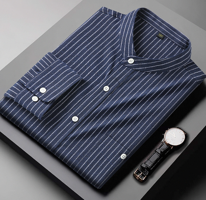 Striped Long Sleeve Shirt For Men