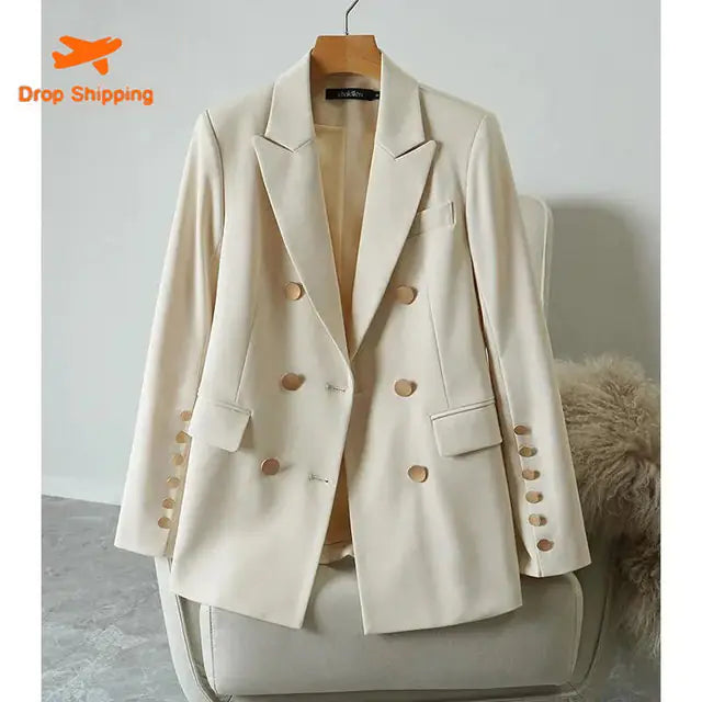 Elegant Casual Women's Jacket for Spring & Autumn
