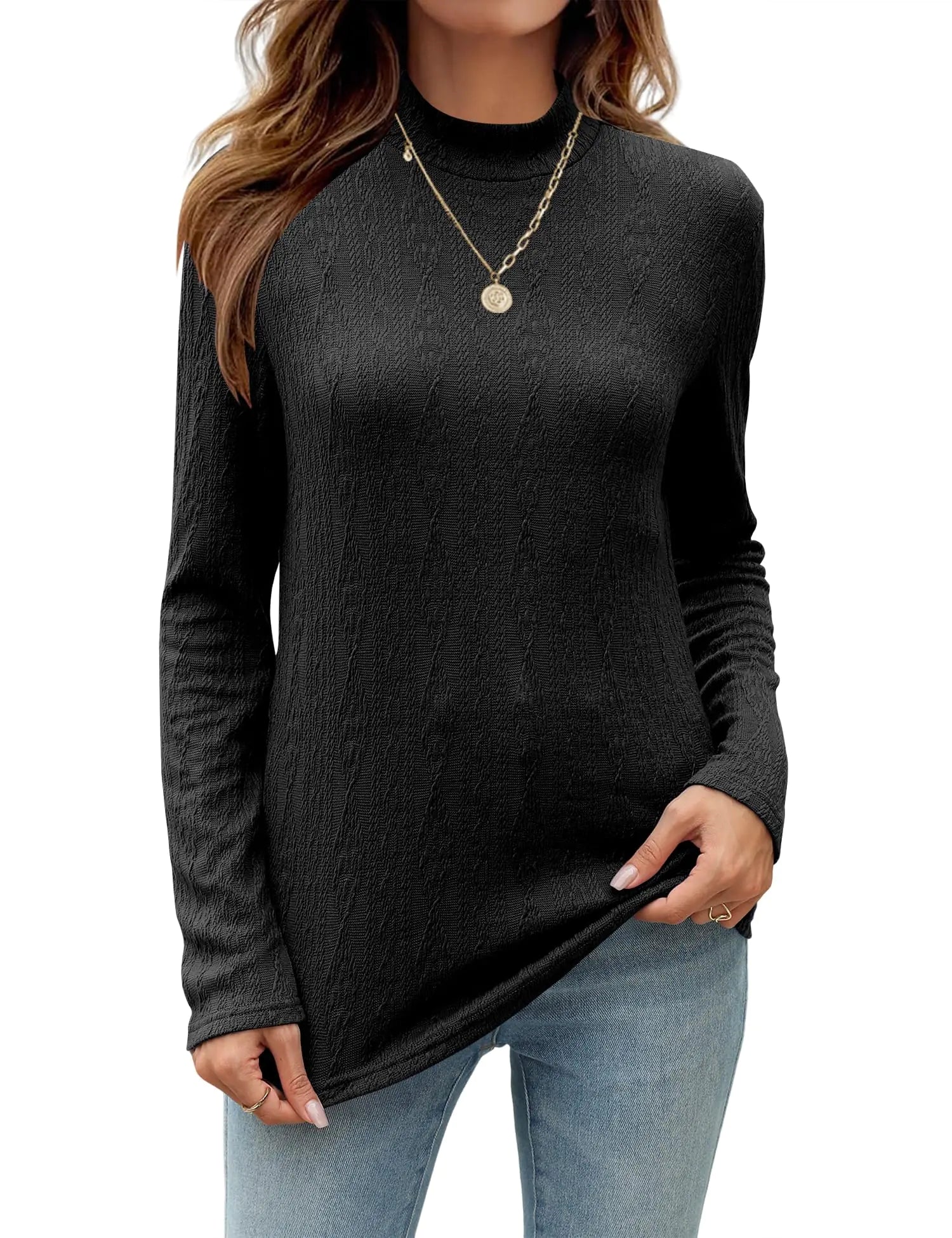 Black Turtleneck For Women