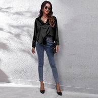Elegant Satin Shirt For Women