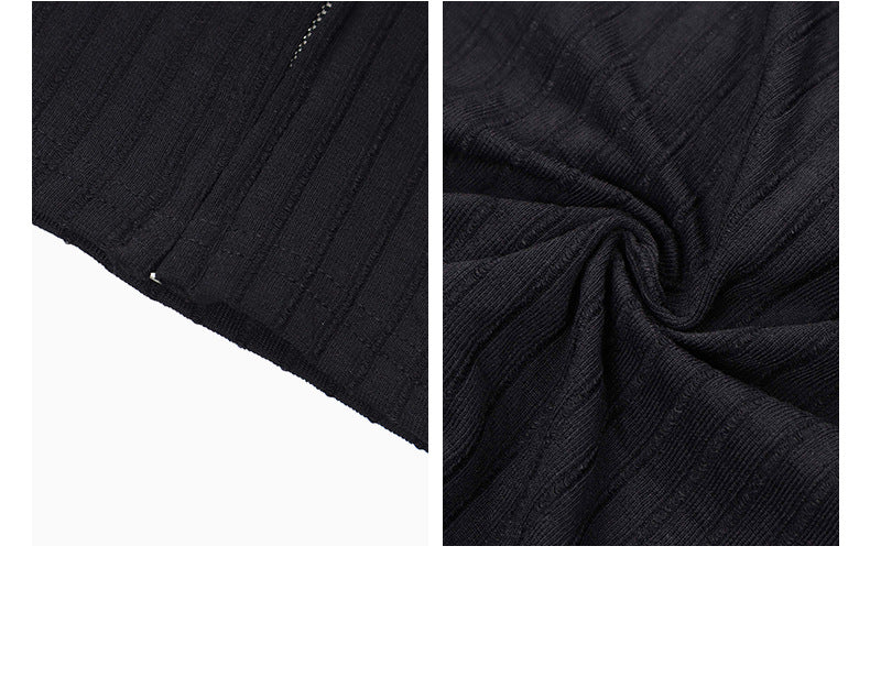 Short Zip Cardigan Blouse for Women