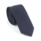 Cotton Striped Narrow Tie for Stylish Casual Wear