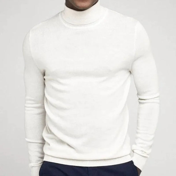 Men's Solid Color Cashmere Sweater