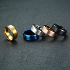 Men's Titanium Steel Ring - Simple Design