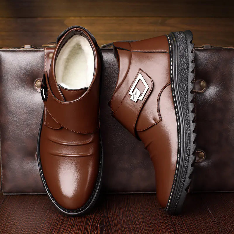 High-Top Cashmere Men's Shoes