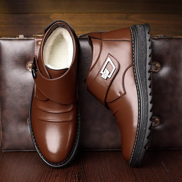 High-Top Cashmere Men's Shoes