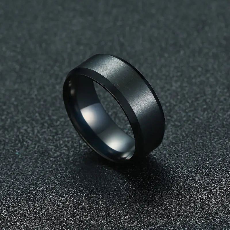 Men's Titanium Steel Ring - Simple Design